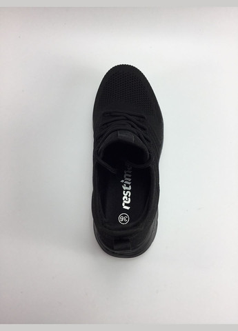 Женские кроссовки Restime чёрные лето (317349589)