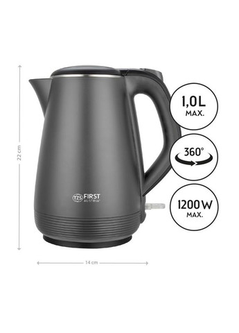 Електрочайник FA-5407-4-GR First Austria (347582025)