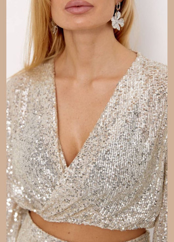 Юбочный костюм-двойка с пайетками Lurex Костюм-двойка (327218263)