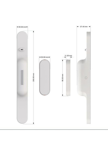 Настольная лампа LED Magnetic Multi-Functional со встроенным аккумулятором белая (CW-DL11MMB-W) Colorway (370620337)