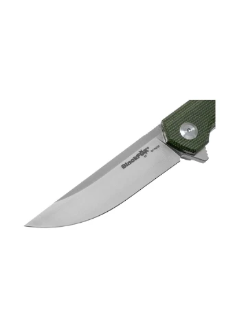 Нож Revolver, Micarta зелёный, складной, с клинком 90 мм, вес 118 г, тип замка Liner Lock, материал рукояти микарта Fox (396648920)