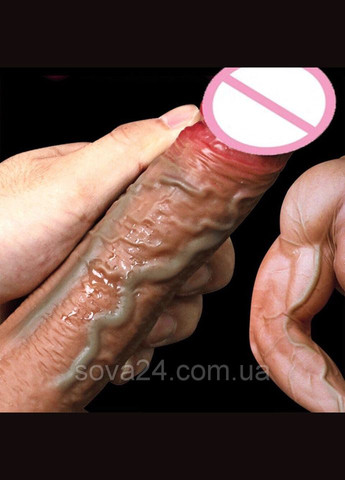 Великий вібратор Royal Ares і Uberglide лубрикант вагінальний 20*4 см No Brand (340914511)