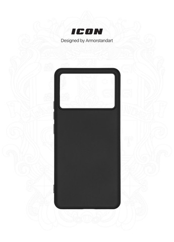 Чехол ICON для Xiaomi Poco X6 Pro 5G Black (ARM73365) ArmorStandart (327886152)