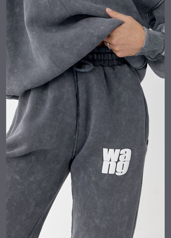 Теплый спортивный костюм женский с капюшоном в технике тай-дай Liton (296909138)