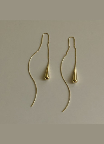 Серьги-протяжки Золотой (12-138) No Brand (314931263)