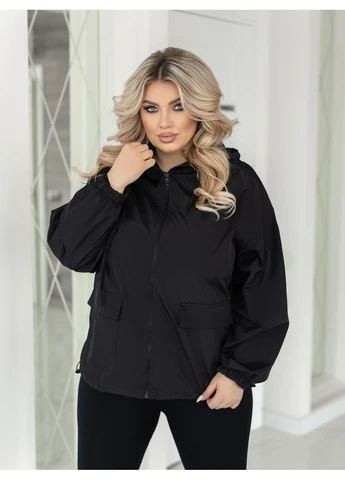 Черная демисезонная куртка Fashion Girl