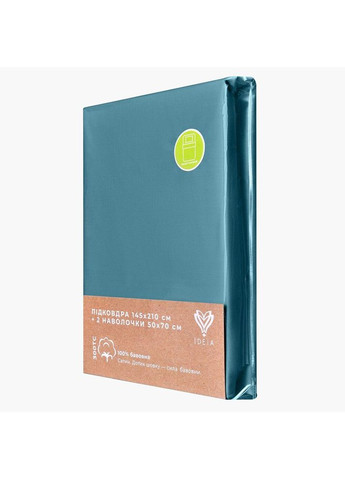 Набір постільної білизни полуторний підковдра 145х215 см + 2 наволочки 50х70 см преміум сатин бавовна IDEIA (364122435)