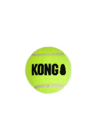 Іграшка повітряний тенісний м'яч для собак середніх порід AirDog SqueakAir Ball М 3 шт Ø 6.4 см Жовтий (035585775203) KONG (279564454)