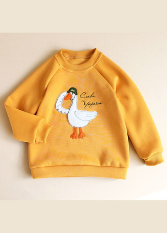 Теплий дитячий світшот з аплікацією Бойовий гусак унісекс Ladan (301026394)