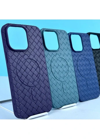 Чохол Bottega Veneta Premium with MagSafe для iPhone 15 Фіолетовий No Brand (382918498)