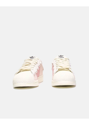 КРОСІВКИ ЖІНОЧІ ADIDAS SUPERSTAR CAPPUCCINO АДІДАС СУПЕРСТАР No Brand білі демісезони (368854978)