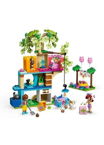 Конструктор Friends День народження кота і будиночок на дереві, 321 деталь, від 6 років (42666) Lego (369940047)