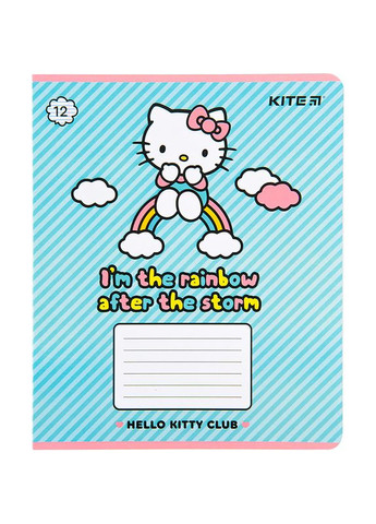 Набор школьных тетрадей 12 листов, линия, Hello Kitty (25 штук) hk22234 Kite (280916132)