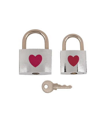 Металлические замочки с ключиком Love Lock, 4,7 см и 5 см OOTB (338618036)