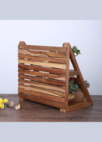 Підставка для квітів з дерева Енарес капучино (ЦВП-002609) No Brand (328225427)