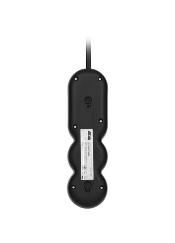Удлинитель Plus 3 розетки 10м 10A 3x1.0мм2 Black (-U03VES10MBK) 2E (322938095)