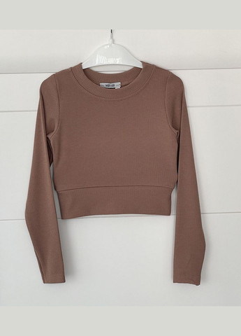 Коричневий демісезонний костюм топ та штанці-палаццо для дівчинки Mevis