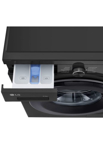 Пральна машина, фронтальна, 6.5 кг, A+++, антрацит LG (329997368)