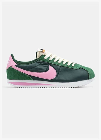 Кросівки жіночі Nike 01133 No Brand Cortez зелені демісезони (324622638)