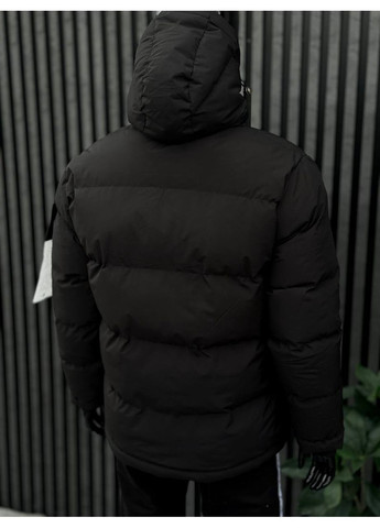 Чорна зимова куртка чоловіча (чорний колір) No Brand