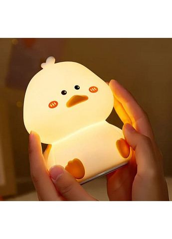 Силиконовый ночник в форме милой утки аккумуляторный DS455 No Brand (308210797)