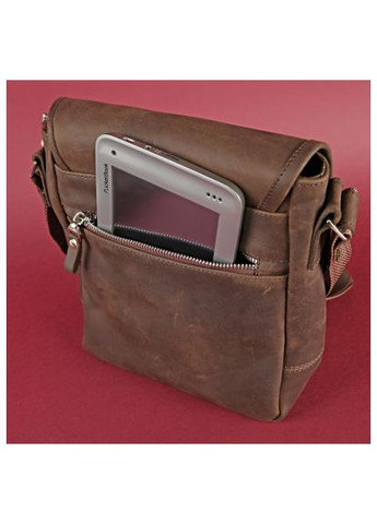 Сумка (00890) Shvigel З вінтажної шкіри Коричнева (358066989)