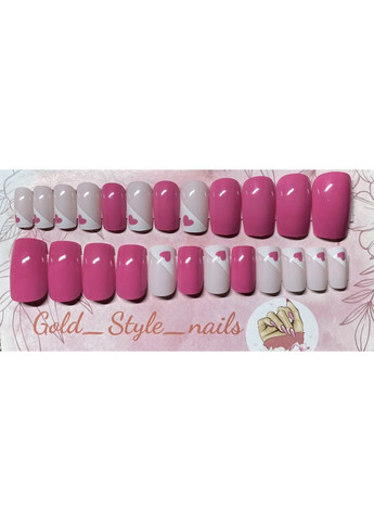 Нігті накладні, набір 24 шт No Brand (372114349)