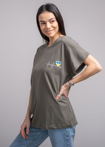 Хакі (оливкова) демісезон футболка жіноча 200080 Power