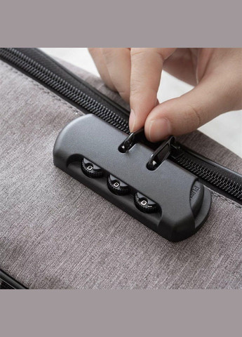 Дорожная сумка-органайзер для хранения документов Двухэтажная Серая 36*14*27 см No Brand (306554825)