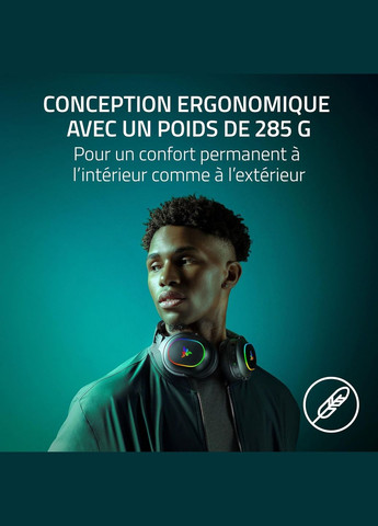 Гарнітура ігрова Barracuda X Chroma, BT/WL, RGB, чорний Razer (322843431)