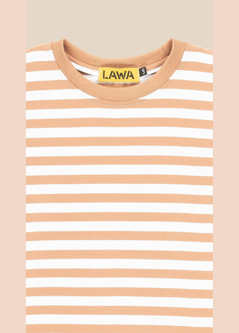 Комбинированная летняя футболка с узором для мальчика bbc02332 158 см белый-мокко shop (2000999185816) LAWA