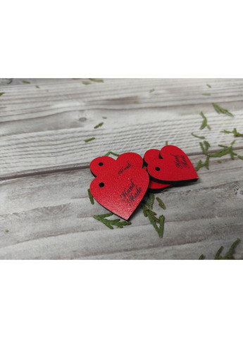 Бірка у формі сербечка з ХДФ, кольорова з лого No Brand (361204349)