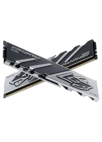 Память 16Gb x 2 (32Gb Kit) DDR5, 5600 MHz, Panther, Black/Silver, 40-40-40, 1.25V, с радиатором (AH5U32G56C5227BAA-2) Apacer (395337497)
