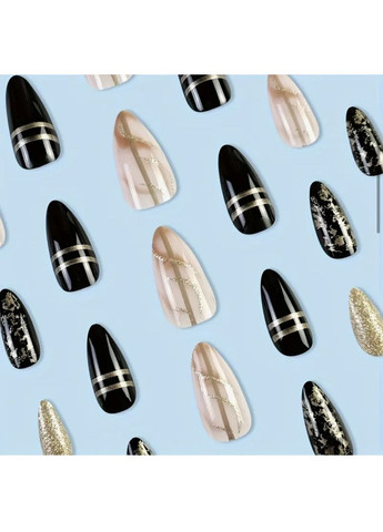 Накладні нігті, набір 24 шт No Brand (372114445)