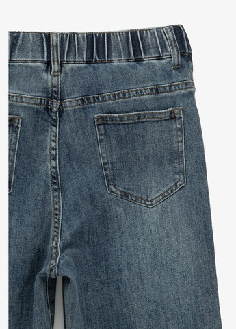 Синие демисезонные джинсы однотонные для девочки d001 152 см синий shop (2000990891396) Moyaberla