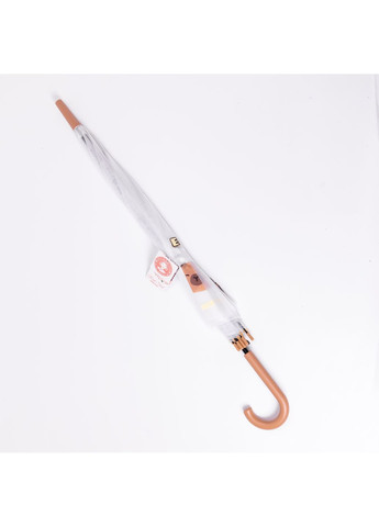 Белый детский зонт-трость полуавтомат складной 92 см yiwu hp-23-10 (364685071)