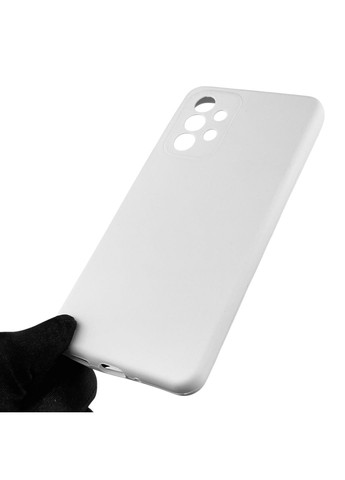 Чохол для Galaxy A33 5G (SM-A336) силіконовий з мікрофіброю нековзний на самсунг а33 5г білий Samsung (366389208)