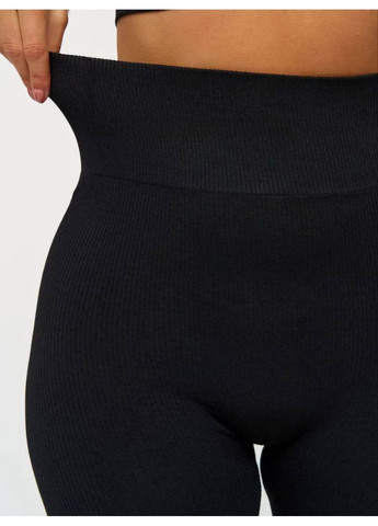 Черные демисезонные женские леггинсы на меху Asi.Store.ua