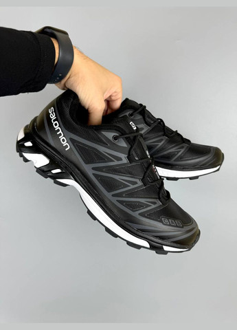 Черные зимние кроссовки зимние мужские salomon xt-6 winter gore-tex black termo fleece | саломон хт-6 черные термо с флисом No Brand