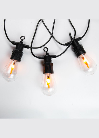 Ретро гірлянда вулична 10 LED лампочок 5 метрів А60 Garlando (306849459)