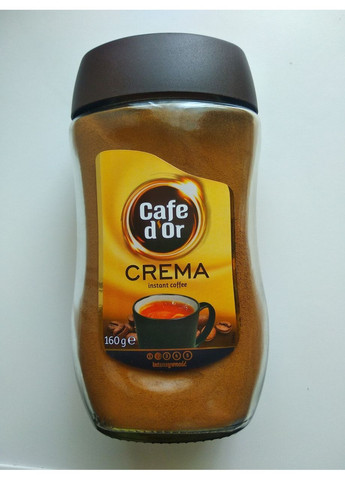 Кава розчинна d'Or Crema 160 грам Cafe D'or (356671612)