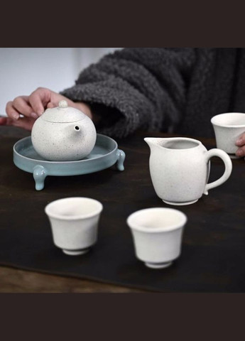 Набір Білий Нефрит для чайної церемонії на 4 особи ісинська глина (R-1044nice-VS) No Brand (303348674)