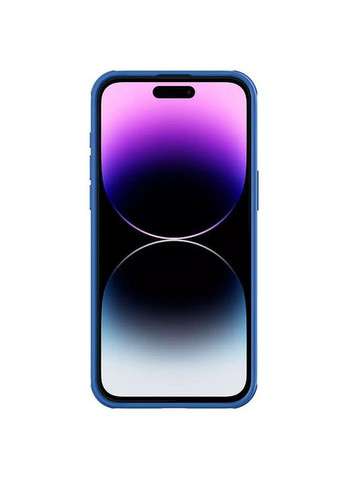 Карбонова накладка CamShield Pro для Apple iPhone 15 Pro (6.1") Blue Nillkin (366833038)