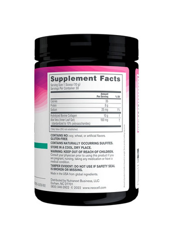 Супер коллаген с алоэ, Тип 1&3, Super Collagen Powder With Aloe,, 284 гр (10,6 унций) Neocell (315146237)