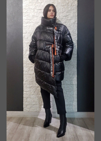 Чорна зимня куртка зимова FLY