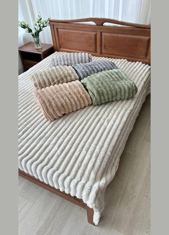 Теплый плед шарпей мягкий плюшевый Капучино (П4К-Mpled002-05) No Brand (306633087)