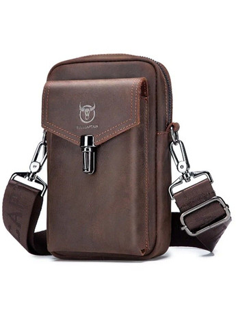 Сучасна чоловіча багатофункціональна сумка Bull Brown No Brand (283608390)