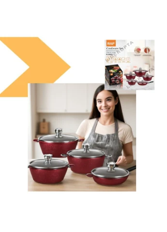 Набір каструль з нержавіючої сталі 18/10 R.80001 4pcs/set (49306-R.80001_1990) RAF (393251801)