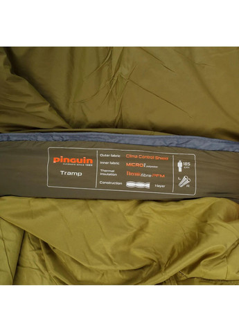 Спальный мешок Tramp (11/7°C), 185 см - Right Zip, Khaki (PNG 237245) 2020 Pinguin (334671396)