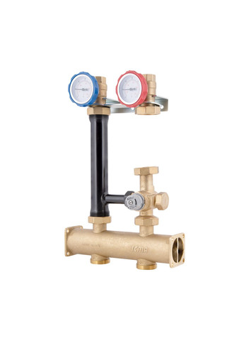 Насосная группа с ручной регулировкой и термостатическим смесителем правое подключение 1 1/2"x3/4" №R004 Icma 93R004AED5505 (341326417)